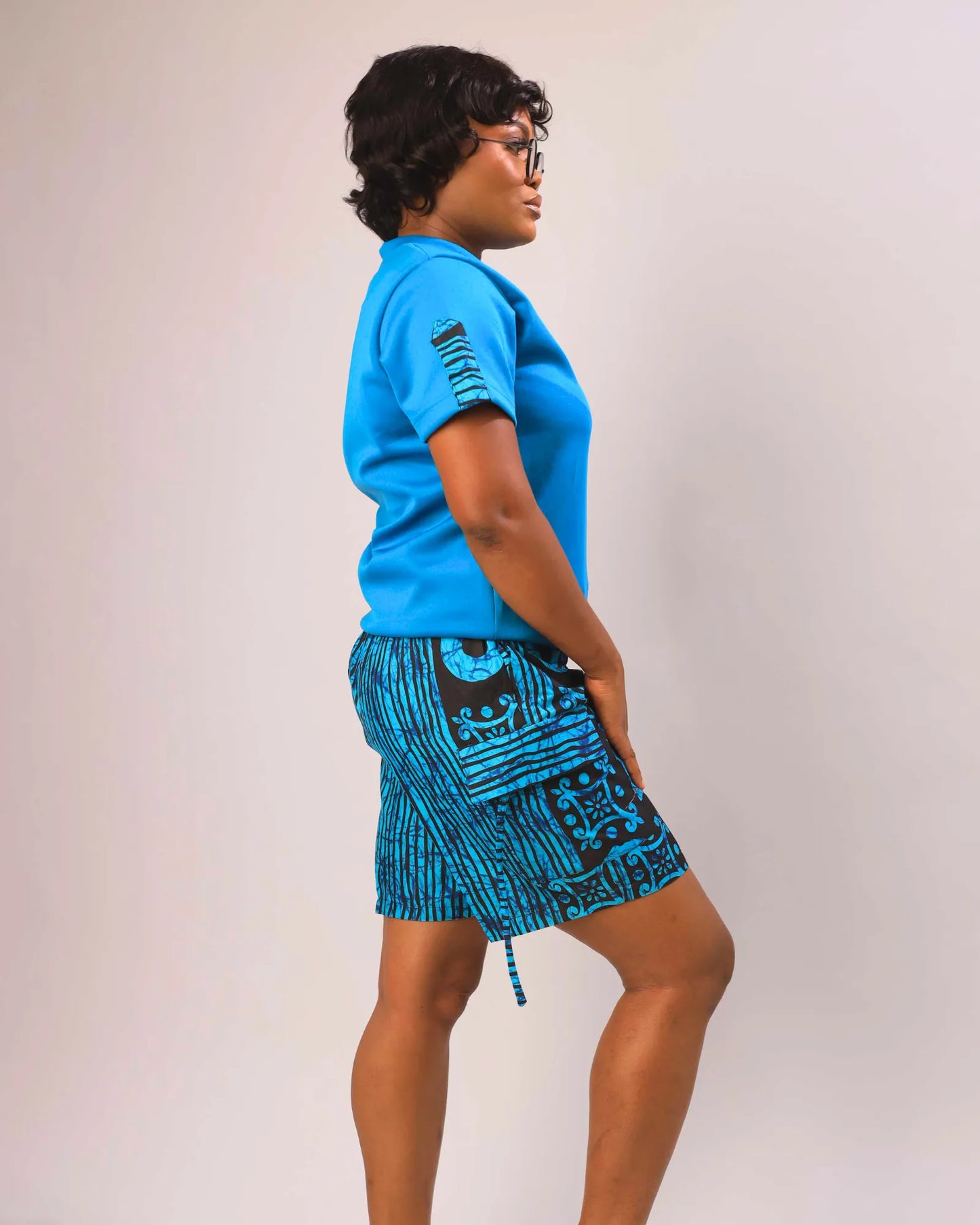 Kora Urban 2-Piece Set | Tshirt & Short | Blue