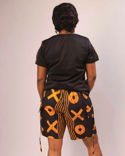 Kora Urban 2-Piece Set | Tshirt & Shorts | Black