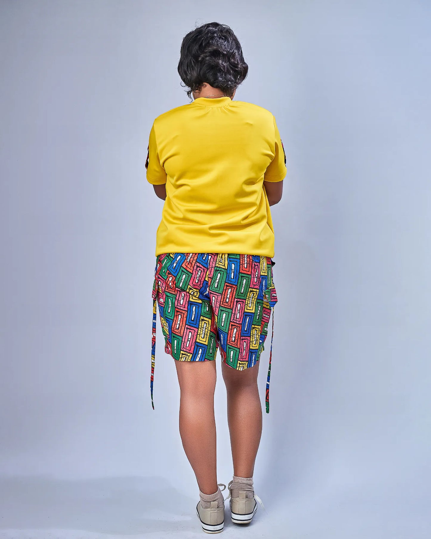 Kora Urban 2-Piece Set | Tshirt & Shorts | Yellow