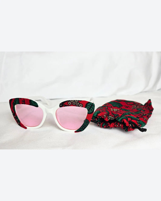 Ankara Chic Heritage Sunglasses + Free Matching Pouch