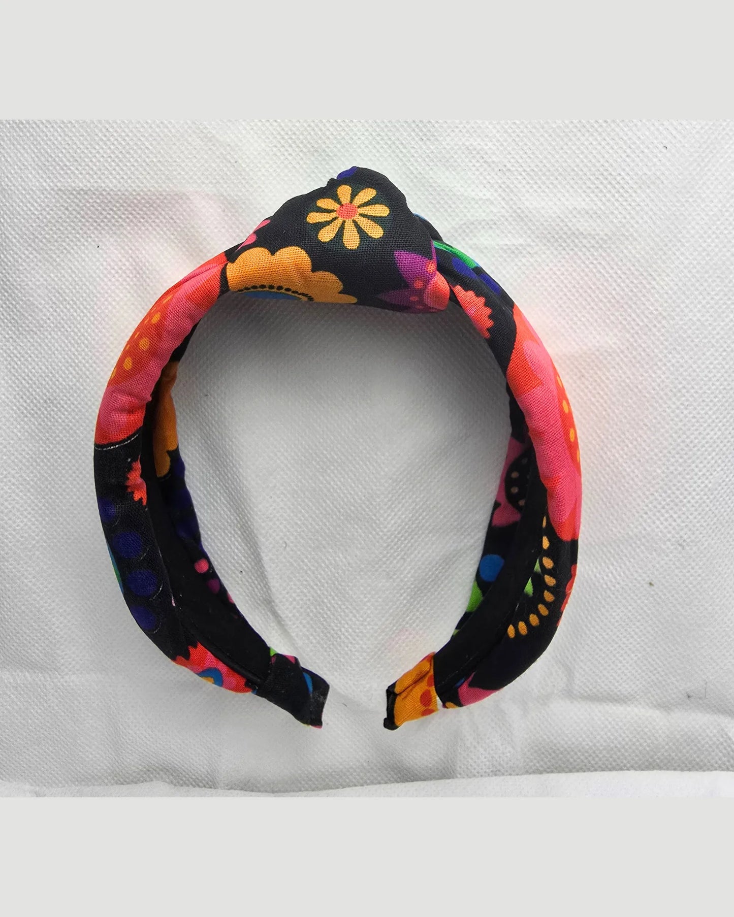 Ankara Vibrant Floral Padded Headband