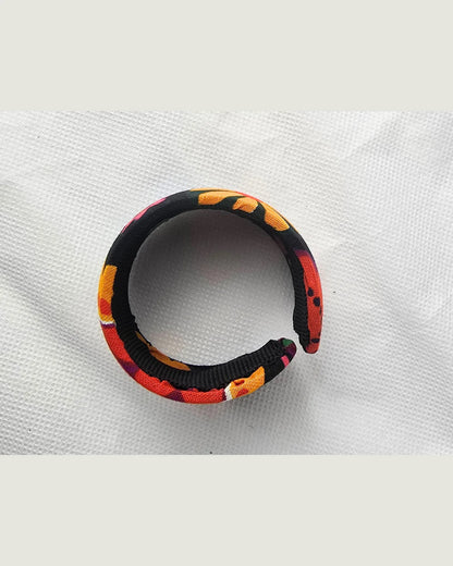 Ankara Vibrant Floral Bangle