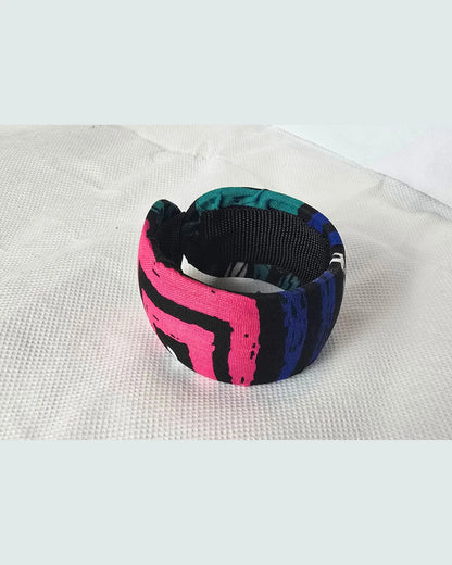 Ankara Luxe Striped Bangle