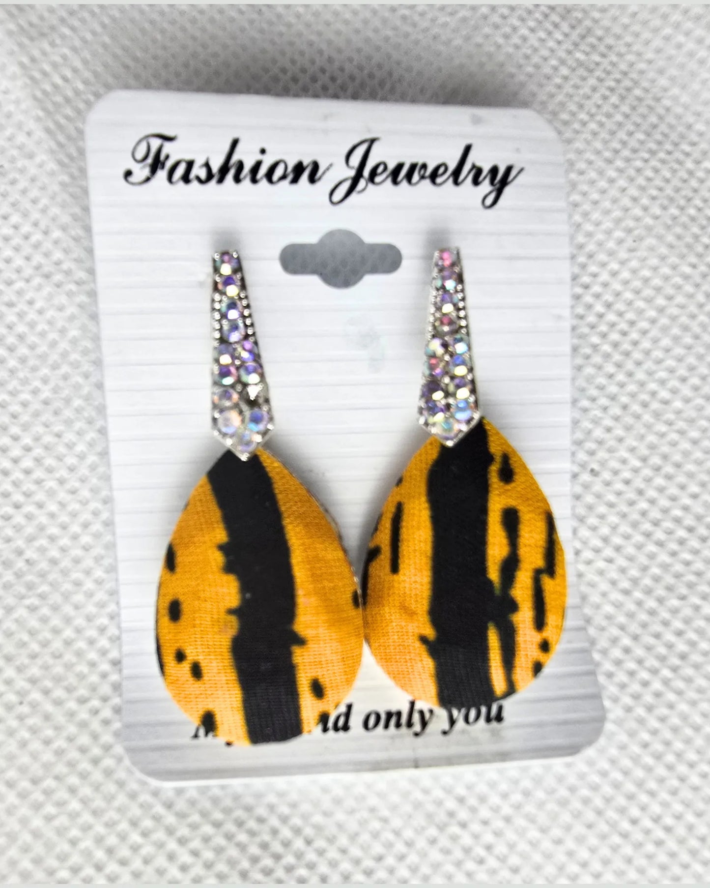 Ankara Luxe Striped Stud Earrings