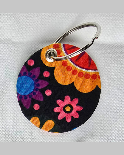 Ankara Vibrant Floral Keyholders