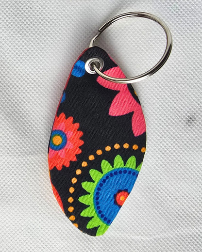 Ankara Vibrant Floral Keyholders