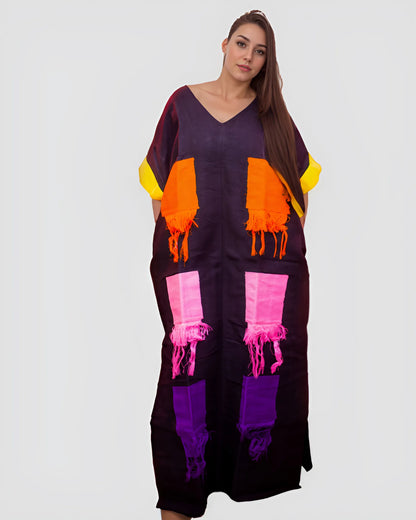 Arewa Boubou Aso Oke Long Dress