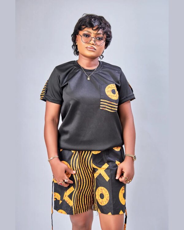 Kora Urban 2-Piece Set | Tshirt & Shorts | Black